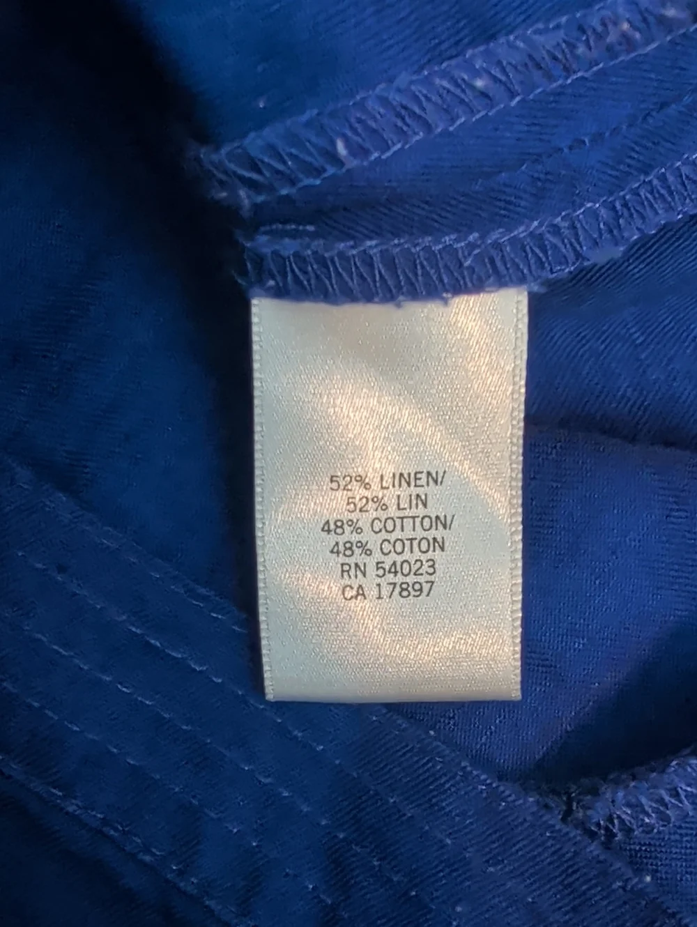 Banana Republic Cobalt Blue Linen Blend Mini Skirt - Size 2